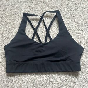 ZYA Women's Black Strappy Sports Bra